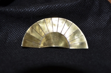 Brass Brooch Sunrise