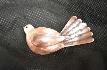 Copper Brooch Tui